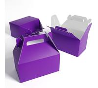 XAGLVV 24 cajas de regalo de fiesta de color sólido, 6.2 x 3.5 x 3.5 pulgadas, cajas de papel para regalos de fiesta, caja de fiesta pequeña, cajas de dulces de golosinas, cajas de recuerdos de