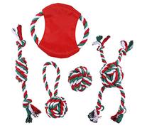 XAGMODSHN 1 juego de juguete interactivo de la guerra para perro de peluche para cachorros dentición agresiva masticable para cachorros