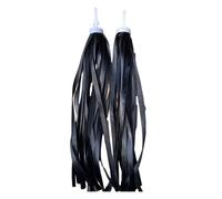 XAGMODSHN 1 par de empuñaduras de cinta para bicicletas, juego de serpentinas de bicicleta, borlas coloridas para manillar, borlas de patinete, arcoíris para niños y niñas, serpentinas de fácil