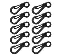 XAGMODSHN 10 mosquetones pequeños de aleación de aluminio para camping, viajes, senderismo, llaveros duraderos con mosquetón pequeño