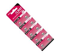 XAGMODSHN 10 Piezas/Hoja AG3 LR41 Pilas De Botón 1 5 V Fuente Alimentación Alcalina Larga Duración para Calculadoras Juguetes Y Controles Remotos Pila Botón Multiusos