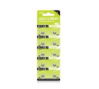 XAGMODSHN 10 Uds SR621SW Pilas para Reloj AG1 Pila de botón 1, 55 V LR621 LR60 SR60 batería alcalina de Repuesto para Reloj Dispositivo electrónico