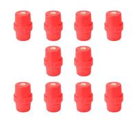 XAGMODSHN 10Pcs 8mm Polyester Standoff Insulators Water Resistant Busbar Support Insulator Insulation Column Easy to Use Electrical Insulators Conical Busbar Block