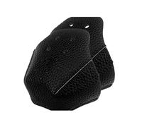 XAGMODSHN 2 protectores de dedos ajustables para patines con 4 agujeros de cuero para patinaje al aire libre, protectores de rodillos, Black, Talla única