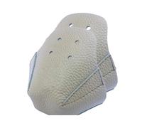 XAGMODSHN 2 protectores de dedos ajustables para patines con 4 agujeros de cuero para patinaje al aire libre, protectores de rodillos, Gray, Talla única