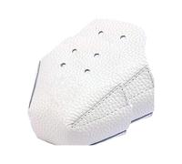 XAGMODSHN 2 protectores de dedos ajustables para patines con 4 agujeros de cuero para patinaje al aire libre, protectores de rodillos, White, Talla única