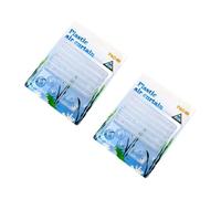 XAGMODSHN 2 tubos aireadores de acuario para liberación constante de oxígeno en acuarios de agua dulce y salada, mejora del ecosistema, manguera de oxígeno para acuario