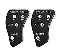 XAGMODSHN 2 unidades/paquete de 4 ruedas de árbitro de béisbol, contador de árbitros, equipo de árbitro de béisbol y sóftbol