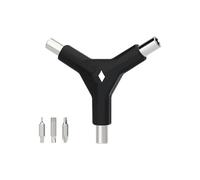 XAGMODSHN 3 llaves de reparación de bicicletas multiusos tipo Y con puntas intercambiables de acero al carbono para mantenimiento de ciclismo, llave hexagonal en forma de Y