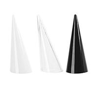 XAGMODSHN 3 soportes para anillos, base resistente, diseños funcionales para mejorar la visibilidad y la estabilidad de los anillos, accesorio de exhibición de joyas minimalistas