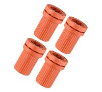 XAGMODSHN 4 piezas de soporte de base fija para grifo, fijación de lavabo, herramienta de acoplamiento de tuerca de pie para montaje de lavabo de grifo, tuerca de acoplamiento duradera de grifo de un