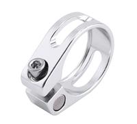 XAGMODSHN Abrazadera de aleación de aluminio de 28,6/31,8/34,90 mm, abrazadera de tija de sillín de bicicleta de carretera, abrazadera de repuesto para tubo de sillín de bicicleta, accesorios de