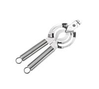 XAGMODSHN Abrelatas multiusos de acero inoxidable para cocina y uso doméstico, mango ergonómico antideslizante, removedor de tapas de botellas, apto para uso alimentario