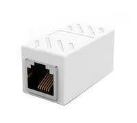 XAGMODSHN Acoplador RJ11, Acoplador en línea de teléfono recto RJ11 6P6C 6P4C 6P2C Conector en línea Adaptador de extensión recta Adaptador de cable telefónico