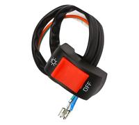 XAGMODSHN Actualizaciones Controladores De Ajuste De Luz LED para Motocicleta Controladores De Accesorios De Motocicleta a Prueba De Efectos para Modificación De Lámpara Rojo Los Interruptores De La