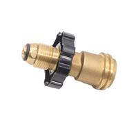 XAGMODSHN Adaptador universal de cilindros para exteriores, conexión instantánea a prueba de fugas para estufa de campamento y parrillas, adaptador a prueba de explosiones