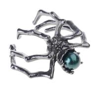 XAGMODSHN Anillos de arañas punk con piedra misteriosa Tamaño ajustable para mujeres Joyería de arte oscuro única Anillos de piedra ajustables Joyería minimalista oscura