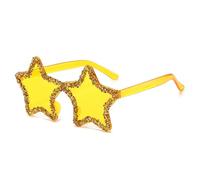 XAGMODSHN Anteojos decorativos con forma de estrella brillante, creadores de tendencias para vestidos de vacaciones, accesorios de fotografía de de, sombras de playa, vacaciones de