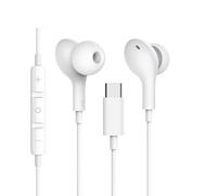 XAGMODSHN Auriculares intraurales tipo C de alta definición, llamadas de voz, ajuste ergonómico cómodo y sonido rico tipo C