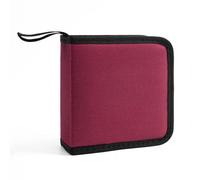 XAGMODSHN Bolsa organizadora de CD de diseño clásico con 40 bolsillos, bolsa de tela Oxford para proteger discos en el coche, para varios estilos de interior