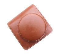 XAGMODSHN Bolsa organizadora para cámara de gran capacidad, de piel sintética, con correa ajustable para el hombro para Instax Square SQ1