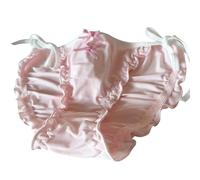 XAGMODSHN Bragas con Lazo Lateral Ajustable para Mujer, Ropa Interior con Lazo, Seda de Calzoncillos de Talle bajo, Bragas para Mujer, Bragas Hipsters, Bragas para Mujer Hipsters