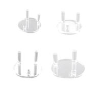 XAGMODSHN Caballete acrílico transparente para exhibición de geodas y fósiles, soporte grande de cristal, estante de almacenamiento coleccionable multiusos