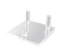 XAGMODSHN Caballete acrílico transparente para exhibición de geodas y fósiles, soporte grande de cristal, estante de almacenamiento coleccionable multiusos