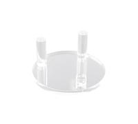 XAGMODSHN Caballete acrílico transparente para exhibición de geodas y fósiles, soporte grande de cristal, estante de almacenamiento coleccionable multiusos