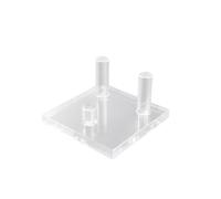 XAGMODSHN Caballete acrílico transparente para exhibición de geodas y fósiles, soporte grande de cristal, estante de almacenamiento coleccionable multiusos