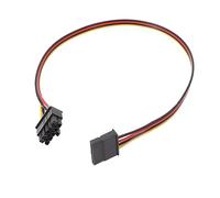 XAGMODSHN Cable de alimentación SATA de 18 AWG de 10 pines a SATA, adaptador SATA para disco duro SSD HDD para HP DL380 G6G7, accesorios de placa base