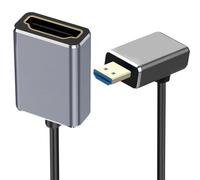 XAGMODSHN Cable de cámara versión 2, 1, resolución 8K, compatible con velocidad de 48Gbps, Cable microed de blindaje Coaxial