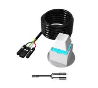 XAGMODSHN Cable de extensión de botón de encendido ABS para computadora, interruptores externos para un acceso rápido y reducción del desgaste, botón de encendido de fácil acceso