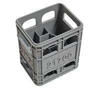 XAGMODSHN Caja de almacenamiento de batería apilable compatible con baterías 2A 3A 18650, personalización, gran capacidad y durabilidad, organizador de ahorro de espacio