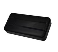 XAGMODSHN Cajas De Efectivo De Resistente con 100 Fundas Transparentes para Billetes Organizador De Dinero Accesorio para Hogar Y La Oficina Uso Diario Almacenamiento De Efectivo En La Oficina