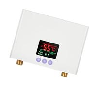 XAGMODSHN Calentador De Agua Eléctrico De Bajo Consumo Sistemas Calientes con Control Remoto De 5500W con Pantalla LED para Uso Debajo del Fregadero Calentador Eléctrico