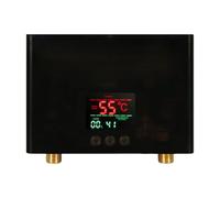 XAGMODSHN Calentador De Agua Eléctrico De Bajo Consumo Sistemas Calientes con Control Remoto De 5500W con Pantalla LED para Uso Debajo del Fregadero Calentador Eléctrico