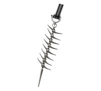 XAGMODSHN Cinturón Punk de espina de pescado, cadena de aleación fuerte para construcción, ropa de calle, pretina de para uso práctico y elegante, Metal de