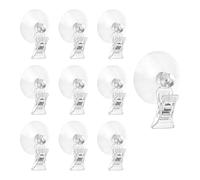 XAGMODSHN Clip de agarre de succión multiusos con herramienta de tensión, instalación sin deslizamiento, diseños para anuncios de escaparates, clips de promoción de centros comerciales de larga