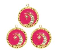 XAGMODSHN Collar con Colgante De Girasoles De De Acero Resistente De 3 Piezas para Mujer con Carta De Tarot Esmaltada Y Collar De Estrella De con Dije De Estrella