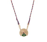 XAGMODSHN Collar giratorio con monedas de tarot de longitud ajustable, diseño místico para entusiastas y amantes de lo oculto, 50cm, Cobre, cuerda trenzada