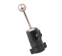 XAGMODSHN Conexión de rótula giratoria para salpicaderos de coche, soportes de trípode de escritorio, mecanismo giratorio de 360 grados, adaptador de cabeza esférica para trípode