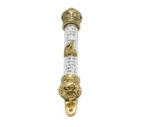 XAGMODSHN Corona de la Biblia para puerta de desplazamiento Mezuza Home Mezuzah decoración frontal regalos mujeres boda metal caso lateral religioso