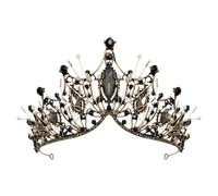 XAGMODSHN Coronas de maquillaje para niños, tocado de fiesta de cumpleaños, Halloween, elegantes diademas para cumpleaños y festivales, celebraciones, aleaciones, coronas de princesas