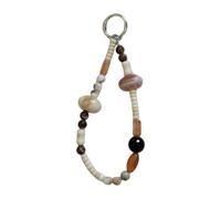 XAGMODSHN Correa de muñeca corta con lentejuelas artísticas para teléfonos que resaltan el fuerte edificio de PVC y el atractivo estético tradicional multiusos para cámara