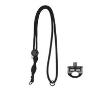 XAGMODSHN Correa de nailon ajustable para cámara de bolsillo con 3 correas cruzadas con liberación rápida y hebilla de aluminio segura