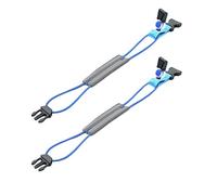 XAGMODSHN Correa para pantalones de ciclismo, banda reflectante para ciclismo nocturno, banda elástica reflectante para ciclismo, bicicleta