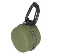 XAGMODSHN Cuenco colgante de doble taza para mascotas, con estuche de acero inoxidable, cuencos para mascotas, vajilla para viajes al aire libre, cuenco de acero inoxidable, bolsa colgante