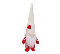 XAGMODSHN Decoración de sombrero de punto para el día de San Valentín, adorno sin rostro, adorables figuras creativas con tema de amor