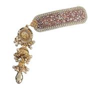 XAGMODSHN Delicadas perlas con borlas, pasador de cumpleaños, elegantes diademas para niñas, bodas, fiestas, fotos, accesorios para la cabeza, horquillas